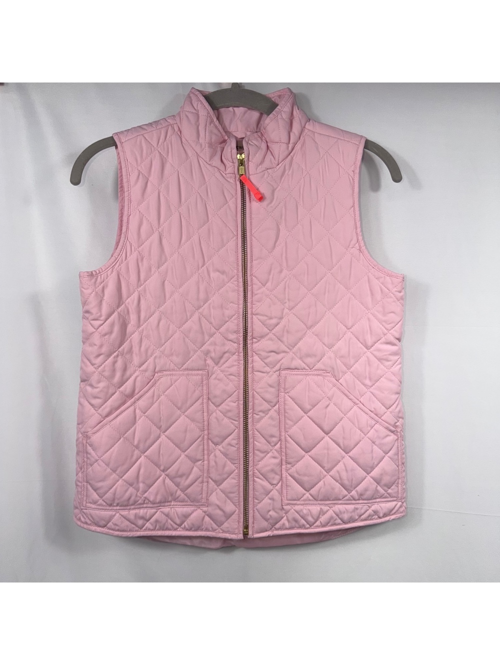 Crewcuts Girls 10 Pink Quilted Full Zip Vest